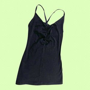 Lululemon Power Y Black Tank Top Womens Size 2